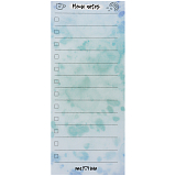 Самоклеящийся блок MESHU «Color splash»,  140*60мм,  50л.  ,  европодвес,  Mint memo notes