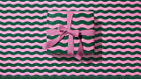 Упаковочная бумага O Paper Paper «Вьюнчик розовый-зеленый»