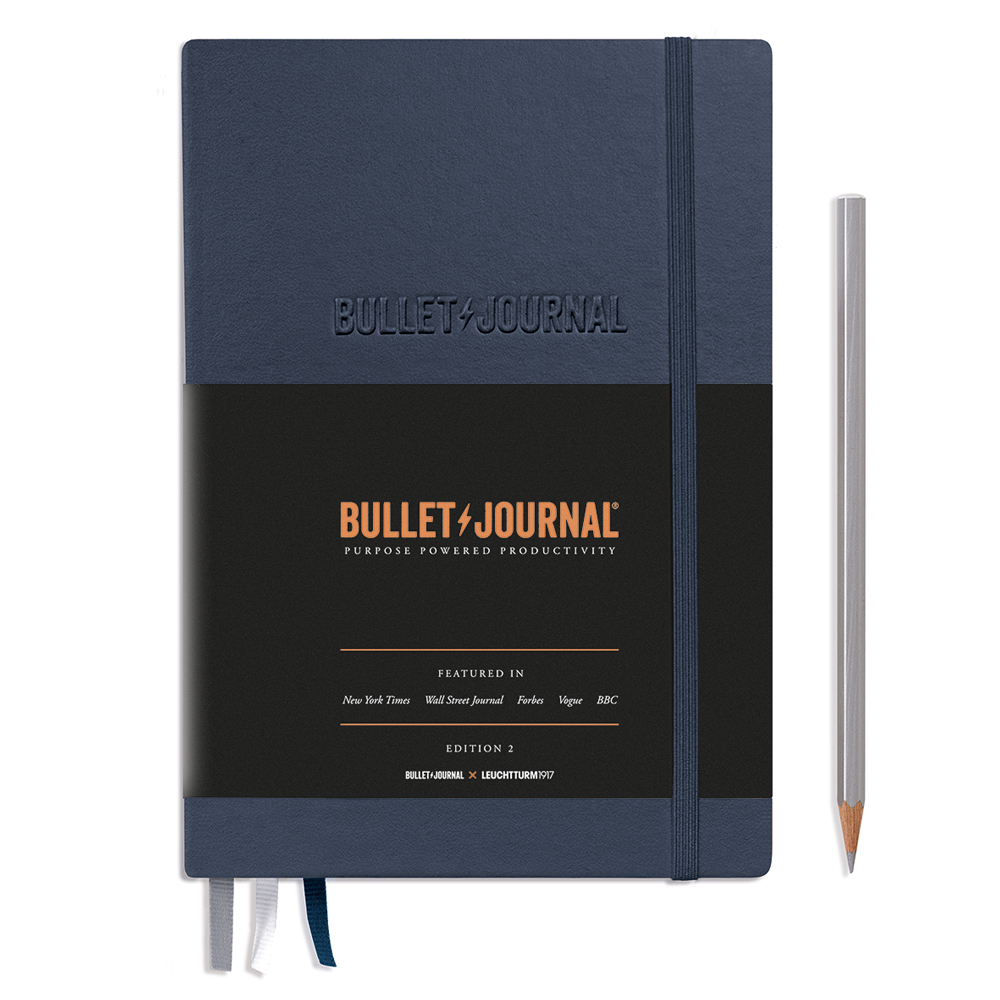  - Блокнот Leuchtturm Bullet Journal Edition 2 A5 103л в точку твердая обложка цвет Blue22