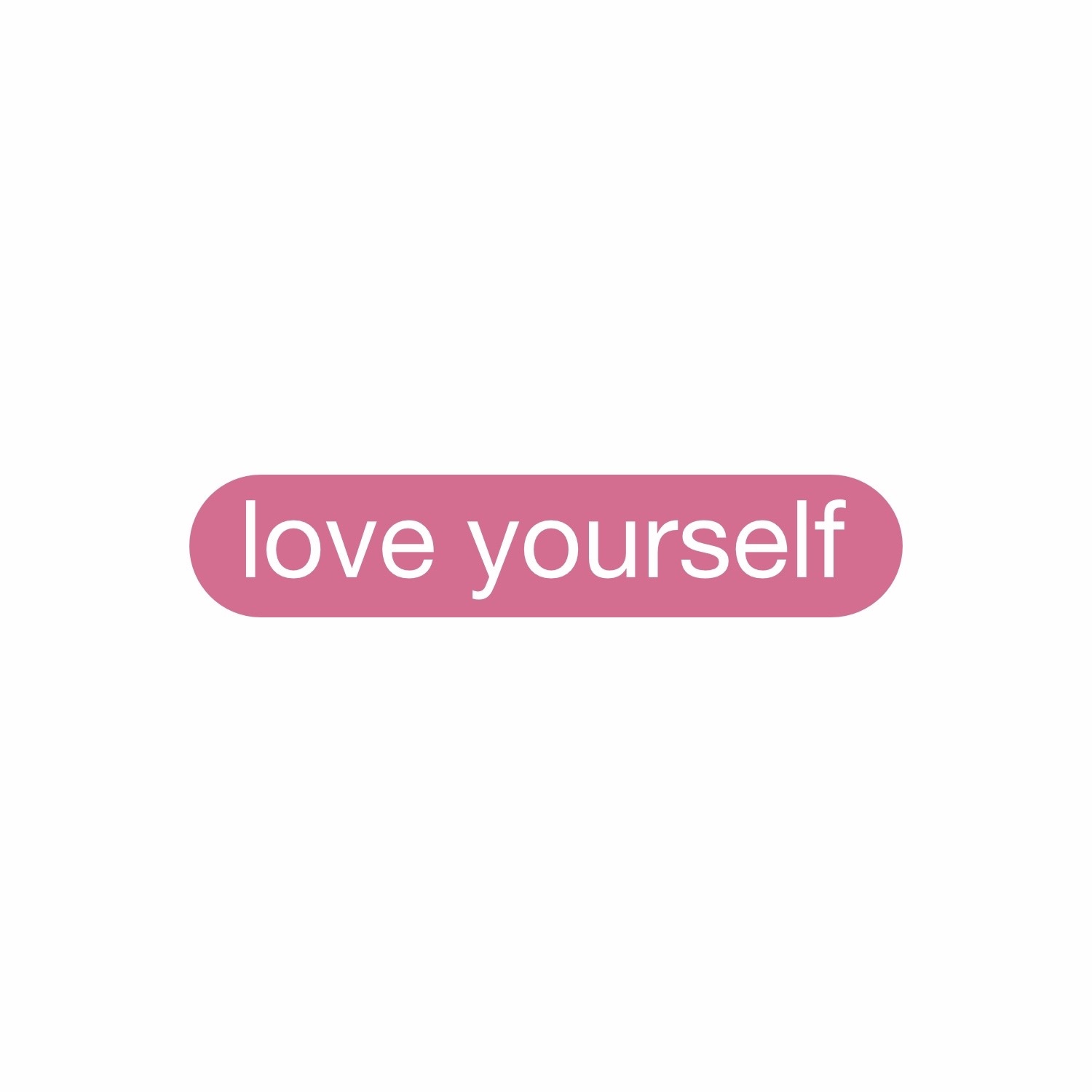 

Стикер объемный Subbotnee Love yourself