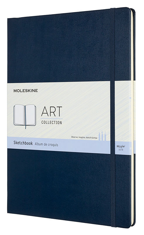 

Блокнот для рисования Moleskine ART SKETCHBOOK, синий сапфир ARTBF832B20