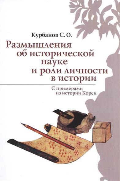 Курбанов С.О. - Размышления об исторической науке и роли личности