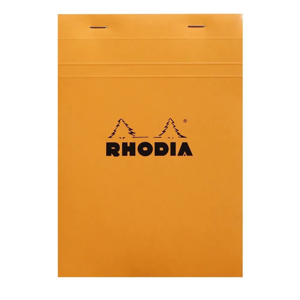  - Блокнот Rhodia Basics №16 А5 клетка оранжевый