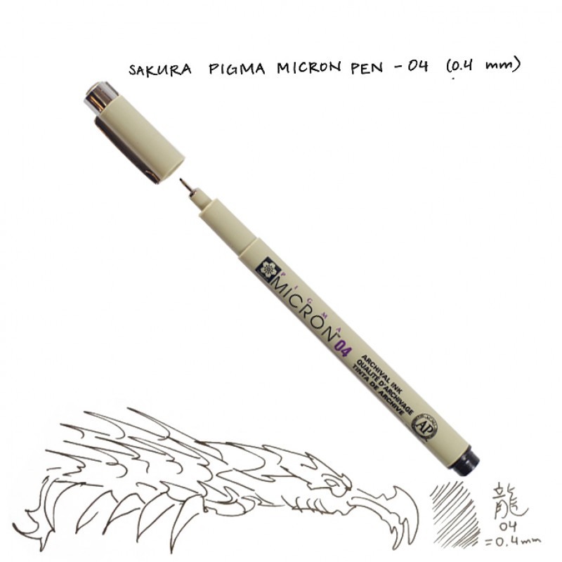 

Линер PIGMA MICRON04 0, 40 мм чёрный