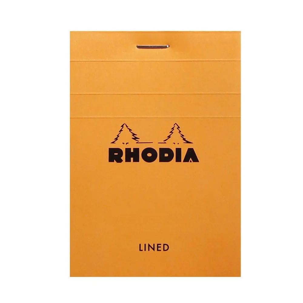  - Блокнот Rhodia Basics №11 А7 линейка оранжевый