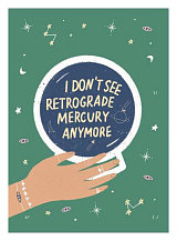 Открытка O PAPER PAPER «Mercury Retrograde»