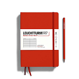 Блокнот Leuchtturm1917 Medium A5 125л в линейку твердая обложка Цвет: Рыжий лис