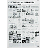 Плакат Архитекторы Братья Веснины 1909-1941