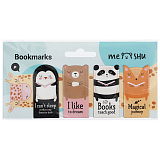 Закладки магнитные для книг,  4шт.  ,  MESHU «Book lovers»