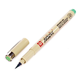 Ручка-кисть капиллярная PIGMA BRUSH (зеленая)