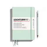 Блокнот Leuchtturm1917 Medium A5 61л в линейку мягкая обложка Цвет: Мятный