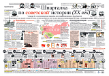 Шпаргалка по советской истории (плакат)