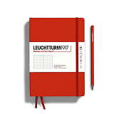 Блокнот Leuchtturm1917 Medium A5 125л в точку твердая обложка Рыжий лис