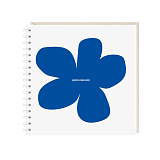 Блокнот 15*15 «Вдохновения» синий цветок