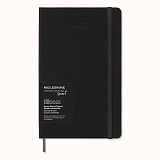 Еженедельник Moleskine SMART Large 130х210мм 176стр.  черный SMDHB12WN3