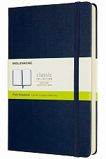 Блокнот Moleskine CLASSIC EXPENDED Large 130х210мм 400стр.  нелинованный твердая обложка синий сапфир QP062EXPB20