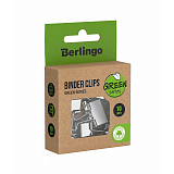 Зажимы для бумаг 19 мм,  Berlingo «Green Series»,  10 шт,  крафт упак