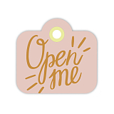 Бирка Paperie «Open me - beige»