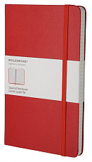 Блокнот Moleskine CLASSIC Large,  клетка,  красный QP061R