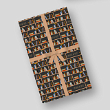 Упаковочная бумага двусторонняя «Книги» 50*70 см