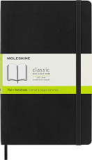 Блокнот Moleskine CLASSIC SOFT Large 130х210мм 192стр.  нелинованный мягкая обложка черный QP618