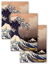 Комплект тетрадей А5 «Hokusai»