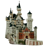 Модель из картона «Замок Neuschwanstein»