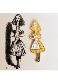 Значок эмалированный «Алиса.  Высокая Алиса»